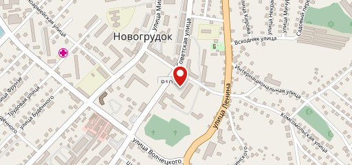 Молодежное на карте