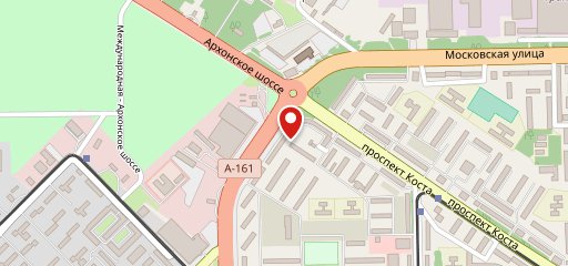 Московское на карте