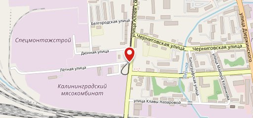 На аллее на карте