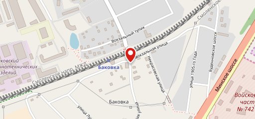 Кафе на Баковке на карте