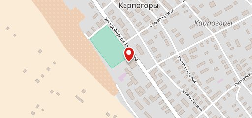На берегу на карте