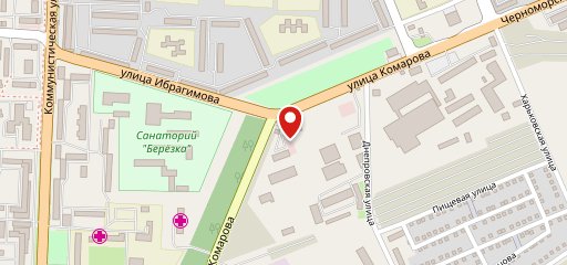 Кафе на Черноморской на карте