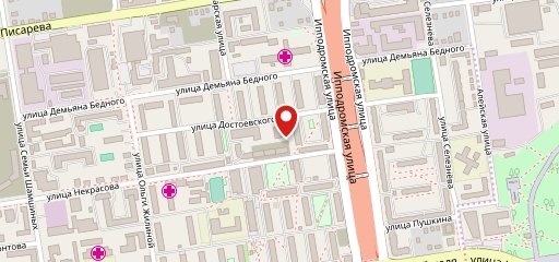 Кафе на Достоевского на карте