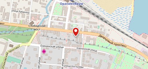 Кафе на "Дворцовом" на карте