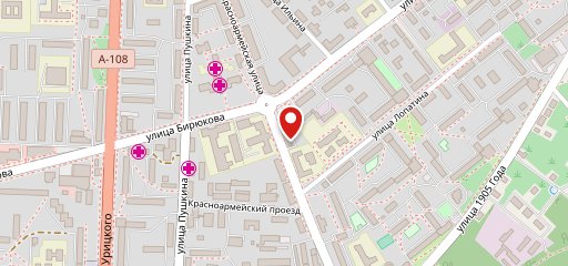 Кафе на Красноармейской на карте
