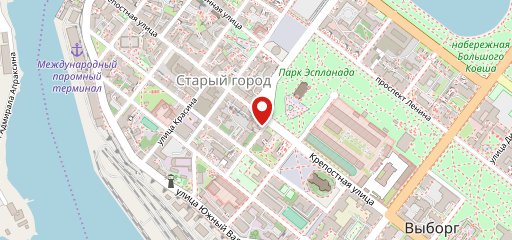 На Крепостной на карте