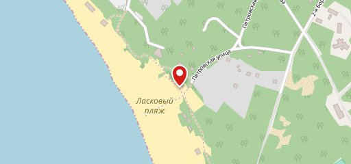 Кафе «На Ласковом пляже» на карте