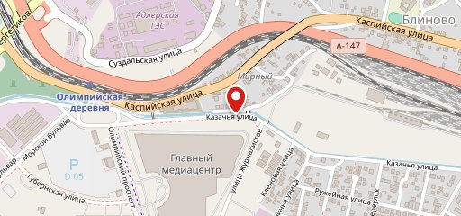 Кафе "На Мирном" на карте