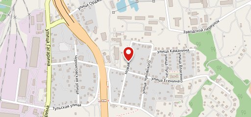 Кафе на Новая на карте
