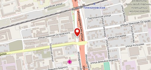 Кафе Шашлычная на Островского на карте