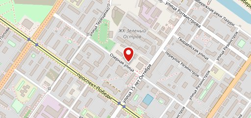 Кафе на Озерной на карте