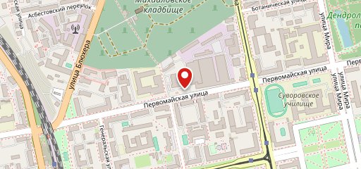 Кафе на Первомайской на карте