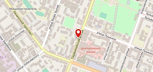 Кафе На Первомайской на карте