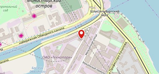 Кафе на проходной на карте