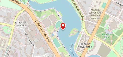 Кафе на речном трамвайчике на карте
