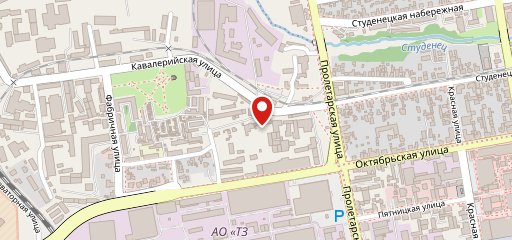 На Успенской на карте