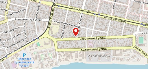 Кафе «Очаг» при автомойке на карте