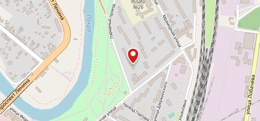 Кафе около Детского Городка на карте