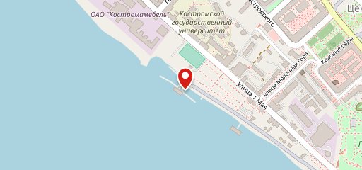 Островский причал на карте