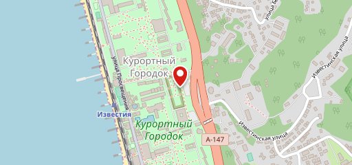 Кафе "Парус" на карте