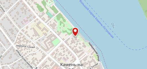 Кафе "Парус" на карте