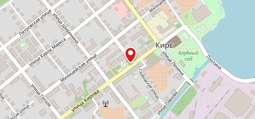 Пингвин на карте