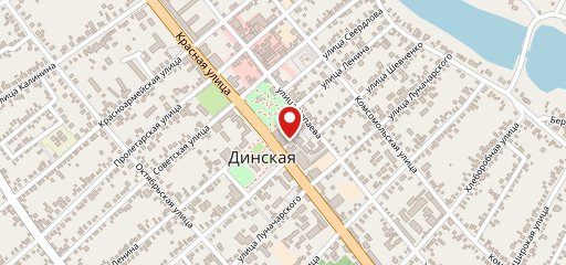 Берёзка на карте