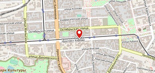 Кафе Пятигорск на карте