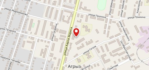 Кафе "Радуга" Агрызского РайПО на карте
