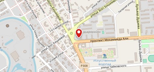 Садовый на карте