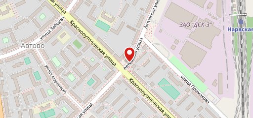 Красное кафе на карте