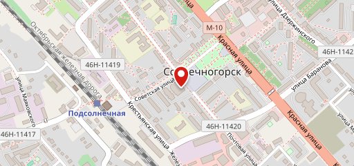 Кафе «Сенеж» на карте