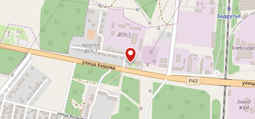 кафе "Серпантина" на карте