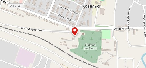 Кафе "Сияние" на карте