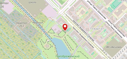 Кафе "Солнышко" на карте