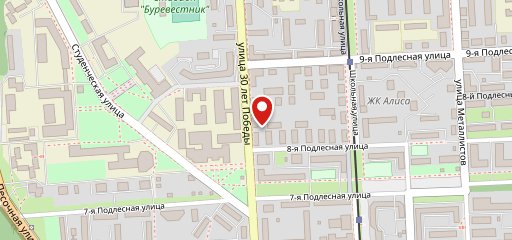 Спутник на карте