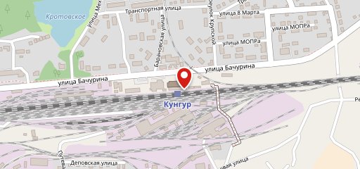 Кафе ст. Кунгур ООО "Желдорресторан" на карте