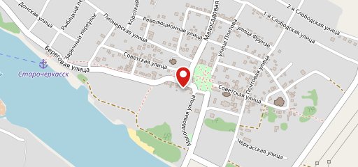 Старочеркасск на карте