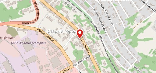 Старый дворик на карте