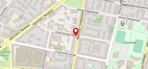 Кафе Столбы на карте