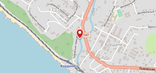 Кафе-столовая Амфора посёлок Вардане на карте