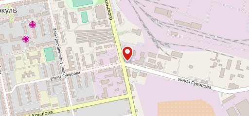 Кафе столовая на карте