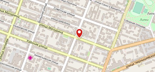 Ложка на карте