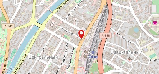 Кафе-столовая на Роз на карте