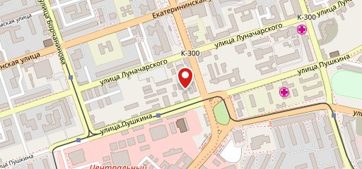 Кафе-столовая Сосны на карте