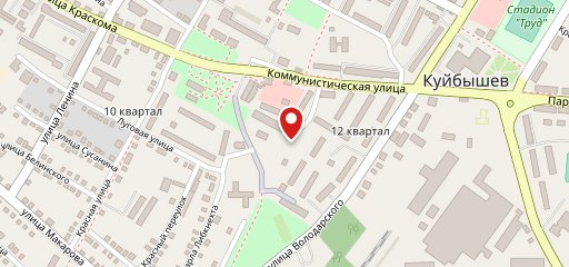 Кафе Страйк в Боулинге на карте