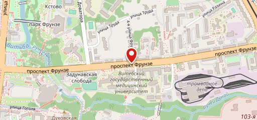 Кафе Студенческое на карте