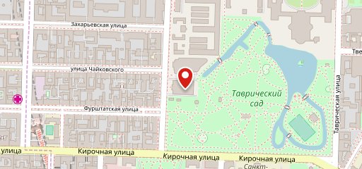 Таврический сад на карте