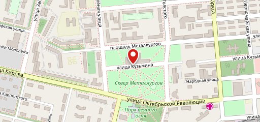 Театральное на карте