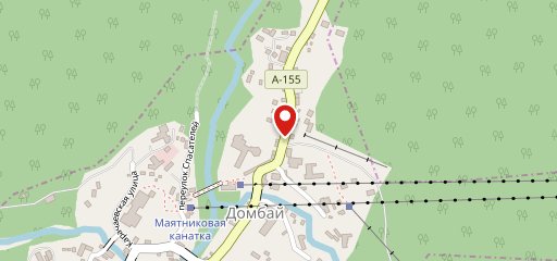 Теберда на карте